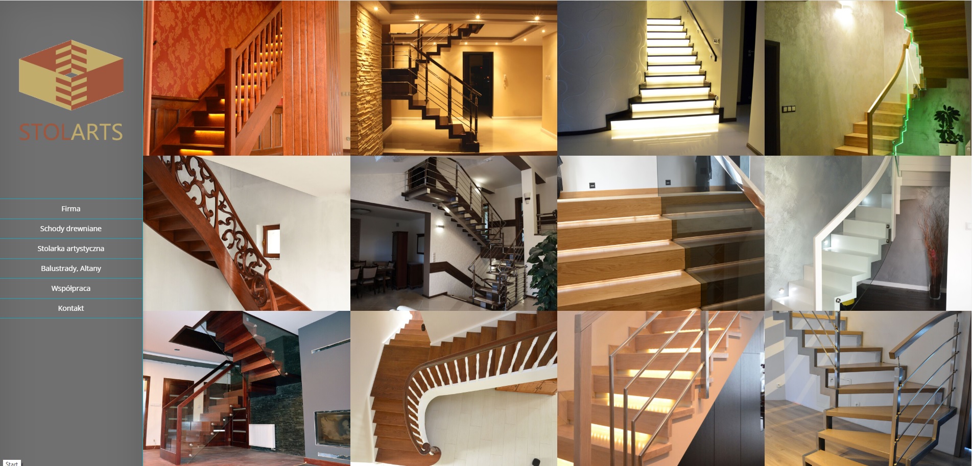 Strona www Schody drewniane Rzeszów